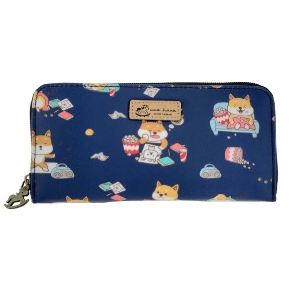 Waterproof Shiba Long Wallet Fits Phone & Bills